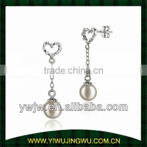 Heart Style Southsea Pearl Set Designs Earring On Hotsale(JW-G6039)
