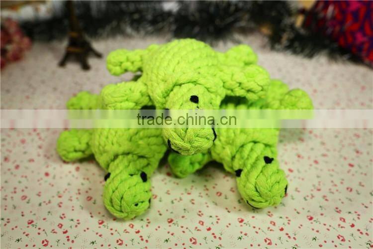 Turtle shape rope dog toys manufacturers