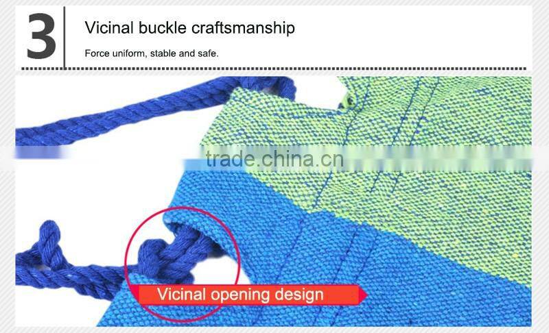 Outdoor leisure portable nylon camping hammock