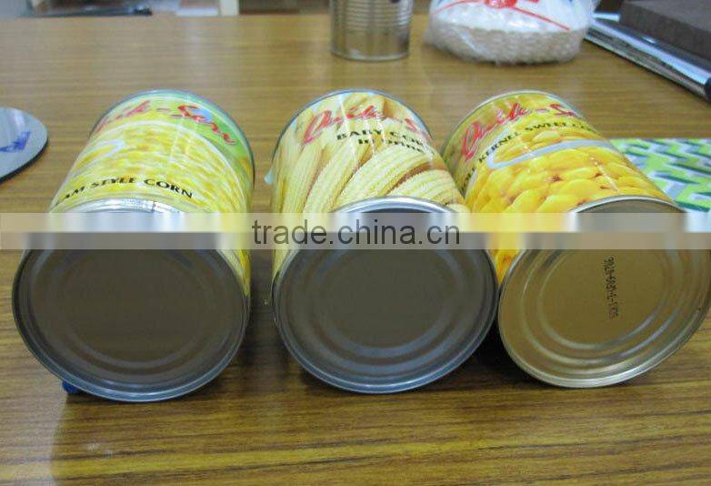 Top quality canned sweet corn
