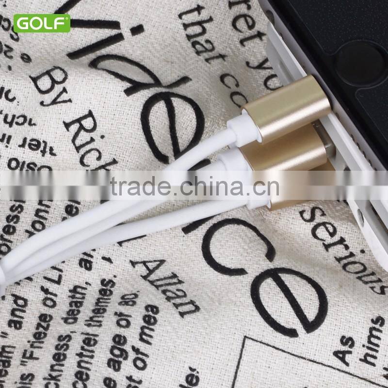 Hot selling gold & silver usb charging cable keychain keyring mini size magnetic cable