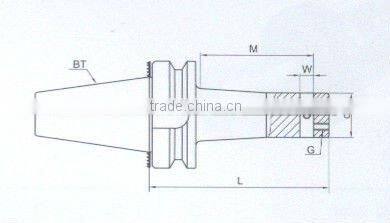 BT40-90DEGREES SQUARE SHANK BORING BAR TYPE B