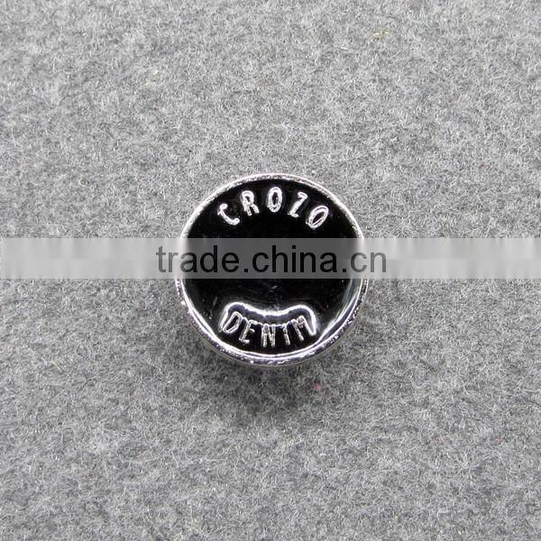 Painted alloy Jeans Button