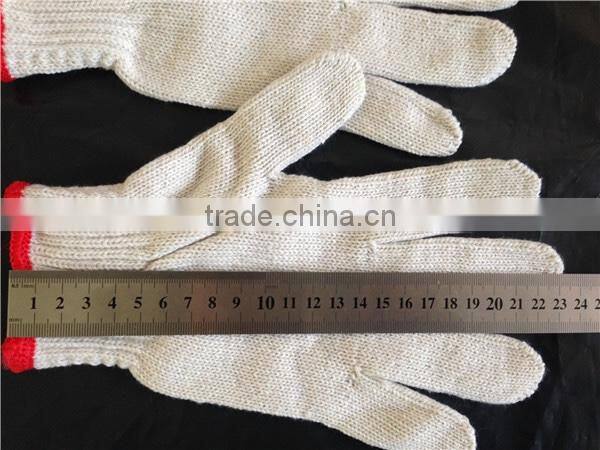 22cm white cotton hand gloves