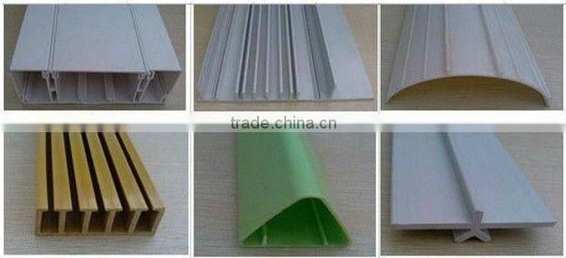 PVC trunk machine line/plastic trunking extrusion line