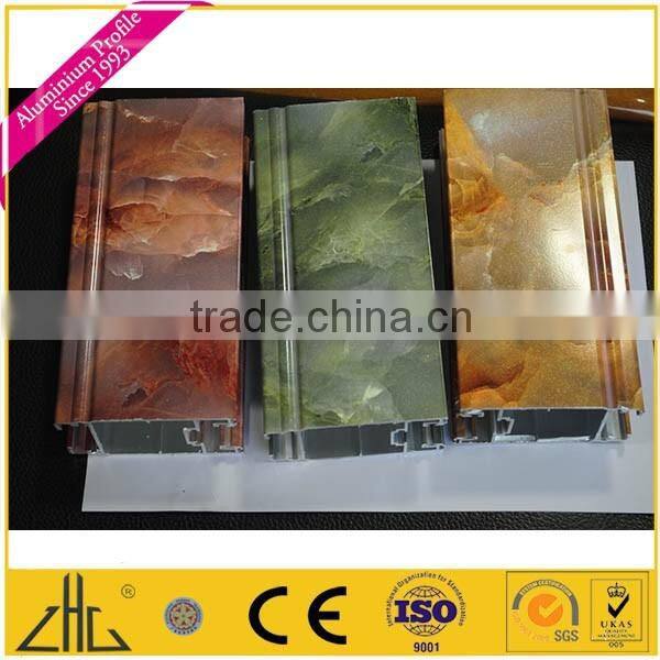 Wow!! Color rendering aluminium extrusion profile OEM, artistic texturing aluminium profile, ceramic color aluminium extrusion