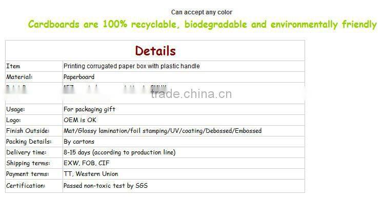 3.Offset printing surface handling and paper material gold foil printed cardboard tube for red wine bottle