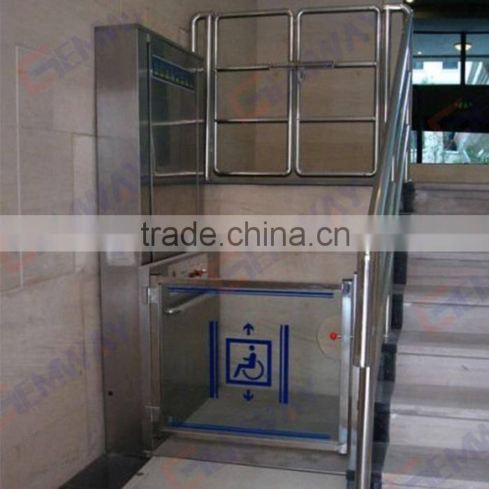 Promotional product!!! good quality stair hydraulic wheelchair lifter