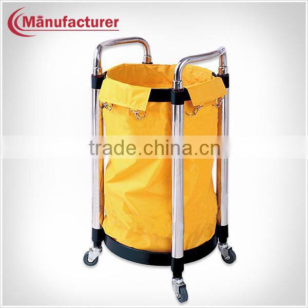Removable Hotel New Develop Housekeeping Linen Hand Service Cart Trolley