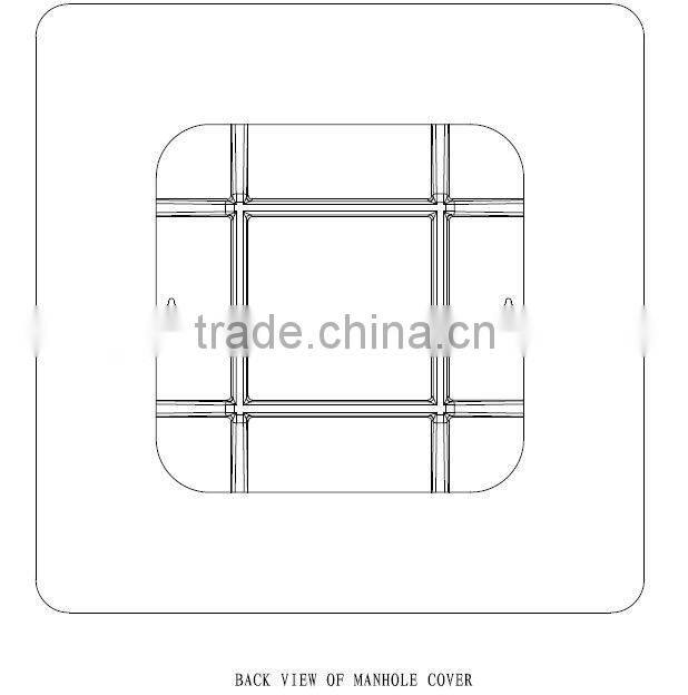 square manhole cover with double seal type factory SGS certificate