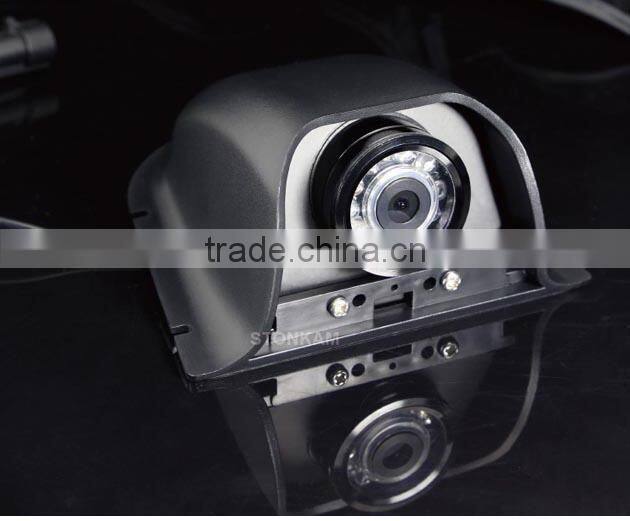 7" Digital car rear view system with touch button