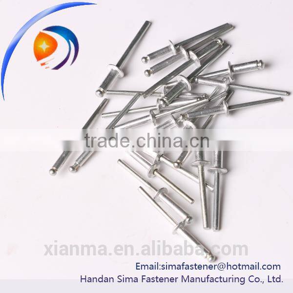 Sealed Type factory Blind Rivets with Break Pull Mandrel and Protruding Head