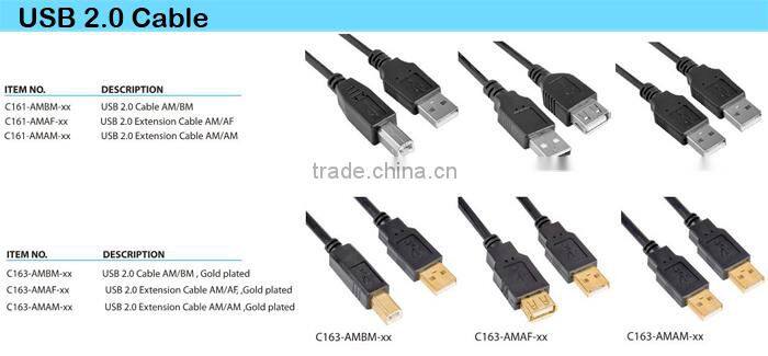 Led High Speed And Quality USB 2.0 Cable AM/AF