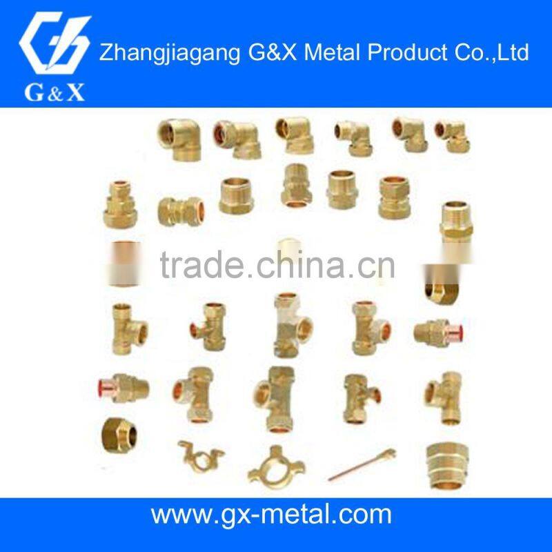 Reducing Shape and Forged Technics brass fittings