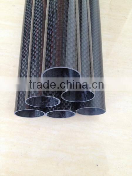 25*23*1000mm 3K Glossy/Matte large diameter carbon fiber tube
