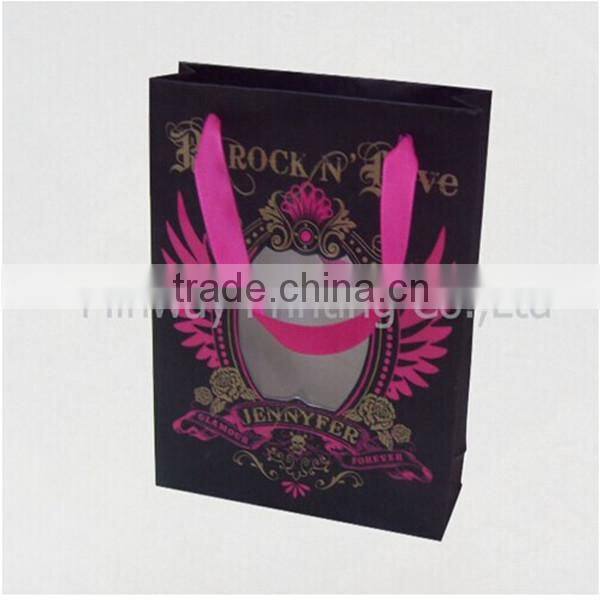Chrismas paper shopping bag OEM production by China famous supplier