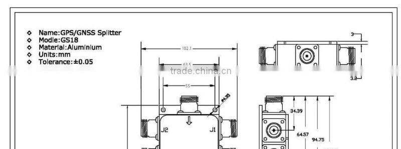 8 Way GPS Power Splitter GPS Splitters