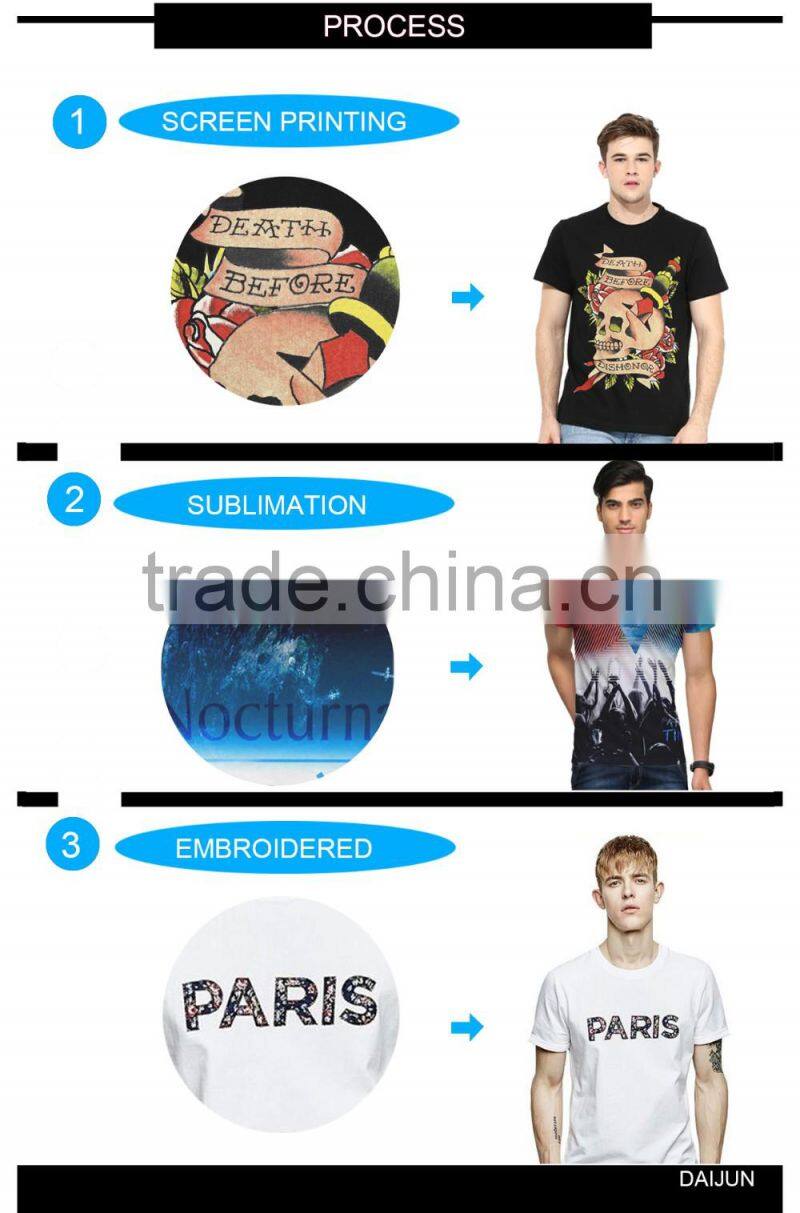 Promotion campaign men cheap cotton plain blank white t shirt below $1