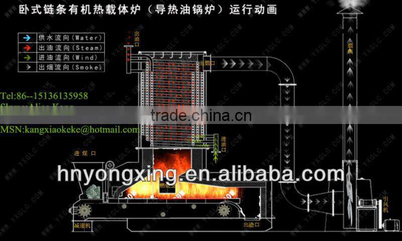 Eco Saving Organic Heat Carrier Boiler With Water Treatment Chemicals Biomass Boiler Used 10 ton Coal Fired Steam Boiler