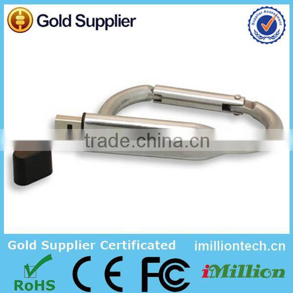 Precise and professional Carabiner usb flash drive 2.0 32GB