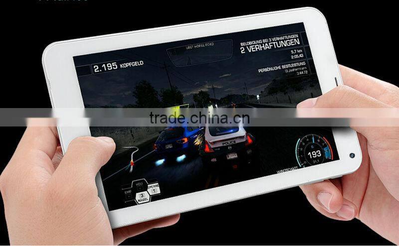 7inch 1024*600px Android4.2 MT8382 Quad core WIFI GPS Bluetooth WCDMA 3G tablet pc Cube Talk 7x