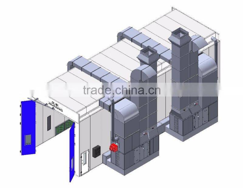 JF well exporter good truck spray booth on hot sale auto car truck bus machine painting baking room environmental cabin