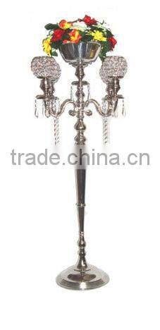 High quality fancy wedding crystal candelabra 2016