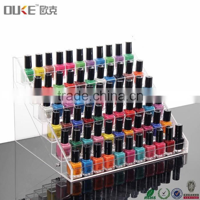 High quality clear acrylic cosmetic organizer with drawer