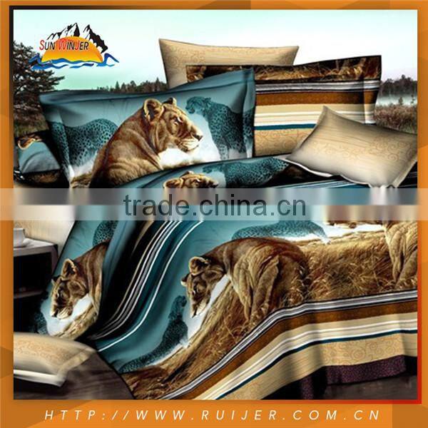 Customized Colorful Luxury Wedding Bedding Set