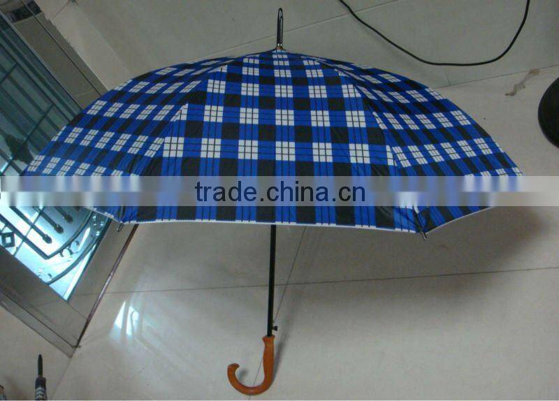G32J good selling straight golf check men umbrella