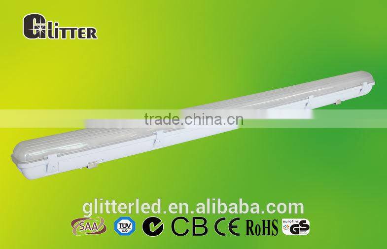 100lm/w 50w 1500mm 1.5m IP65 Led Tri Proof Light waterproof with 5 years warranty