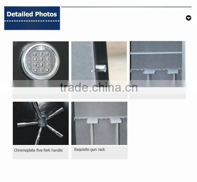 high quality large fireproof ammo safe box/ gun safe box