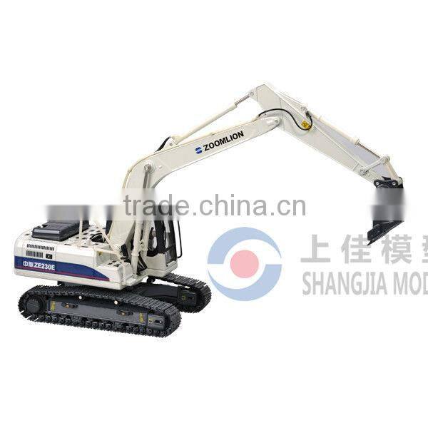 1: 43 Zoomlion diecast excavator model,scale excavators,excavator diecast
