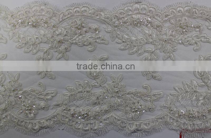 hotsale new style new design embroidery lace trim