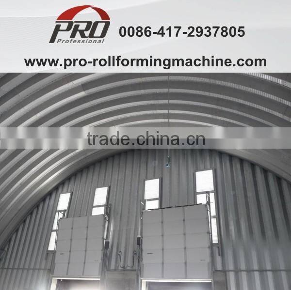 PRO CE curved roof machine/curving roof machine