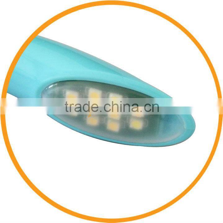 10 LED Flexible Neck USB Reading Light with On/OFF Switch for Laptops Blue from dailyetech