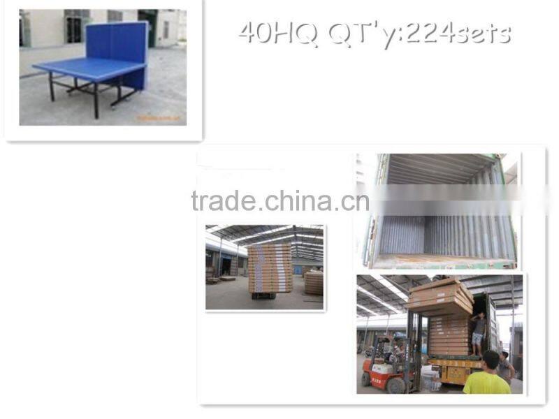 outdoor table tennis table SMC top for school club pingpong table good design