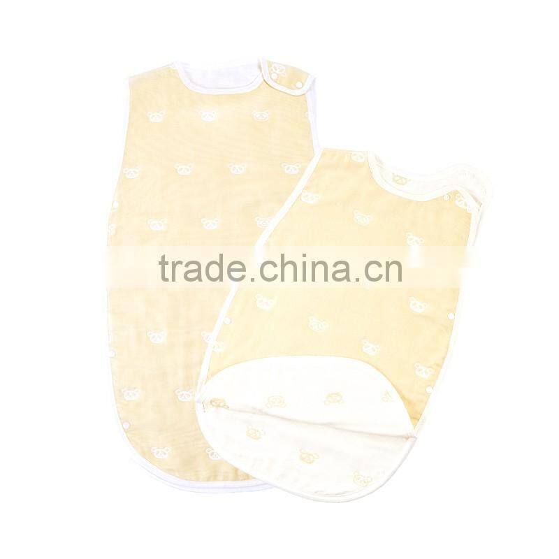 New Arrival Gauze Cotton Kids Cute Sleeping Bag
