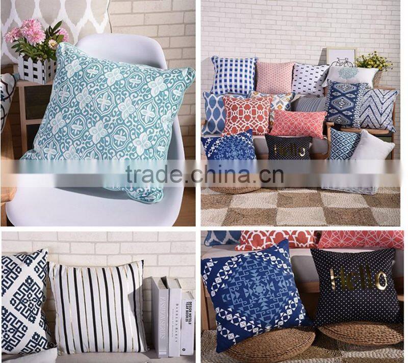 low price quality cushions home textile linen cotton cushion pillow from china manufacturer