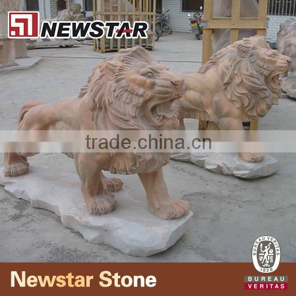 Newstar chinese traditional stone lion statue