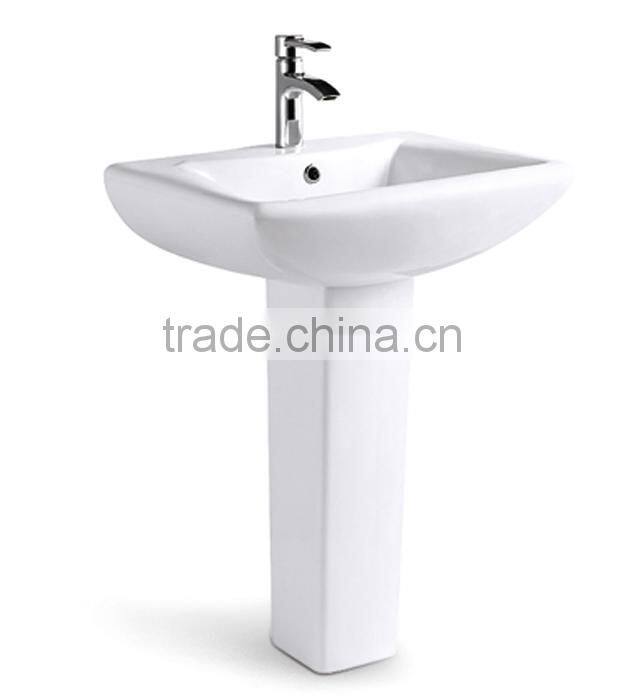 Ceramic Hot sales European Simple basin with pedestal DW444