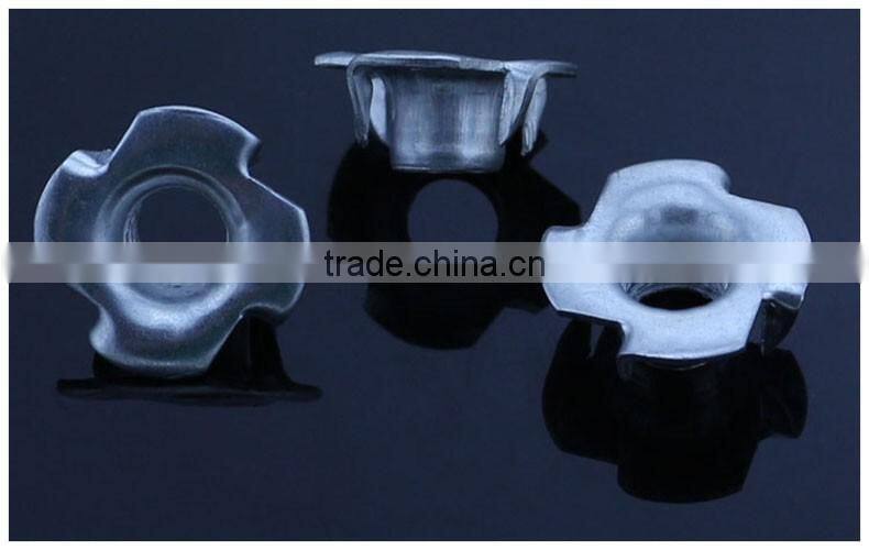 M3-4-5-6-8-10 four claws nut furniture hardware screw nut bolt