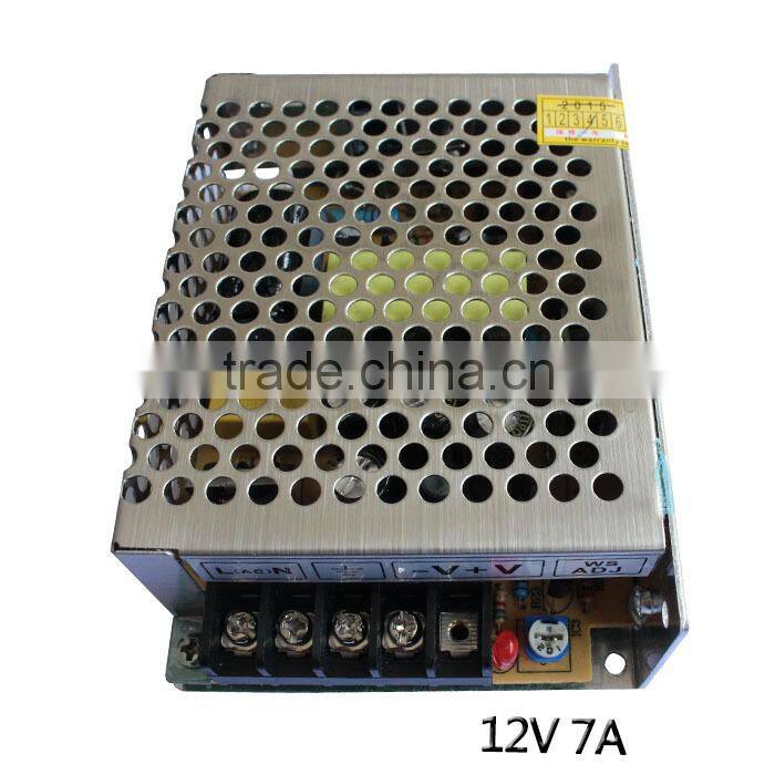 power supply for led light 12V 7A for CCTV,camera led power supply&power supply from china manufacturer&supplier