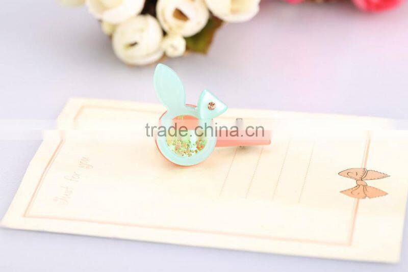 Candy color sweety rabbit hair duck clip fashion style hair Accessories