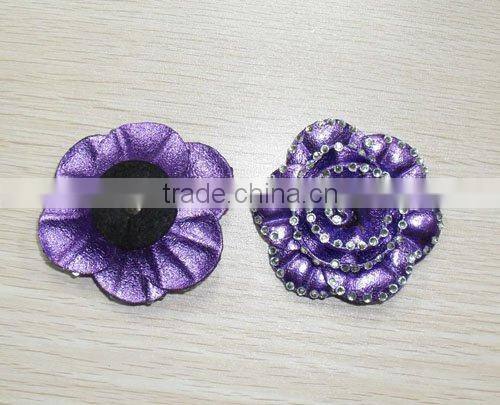 Shoes flower with sequins and beads
