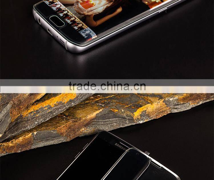 2016 New Full Cover Transparent 3D Curved Glass Screen Protector for Samsung S7