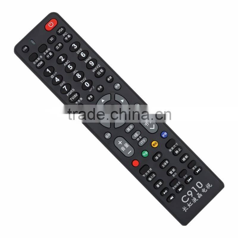 ZF Black 63 Keys C910 Universal TV Remote Control for Changhong LCD/LED TV
