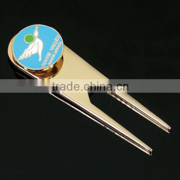 Golf divot repair tool/golf pitch fork