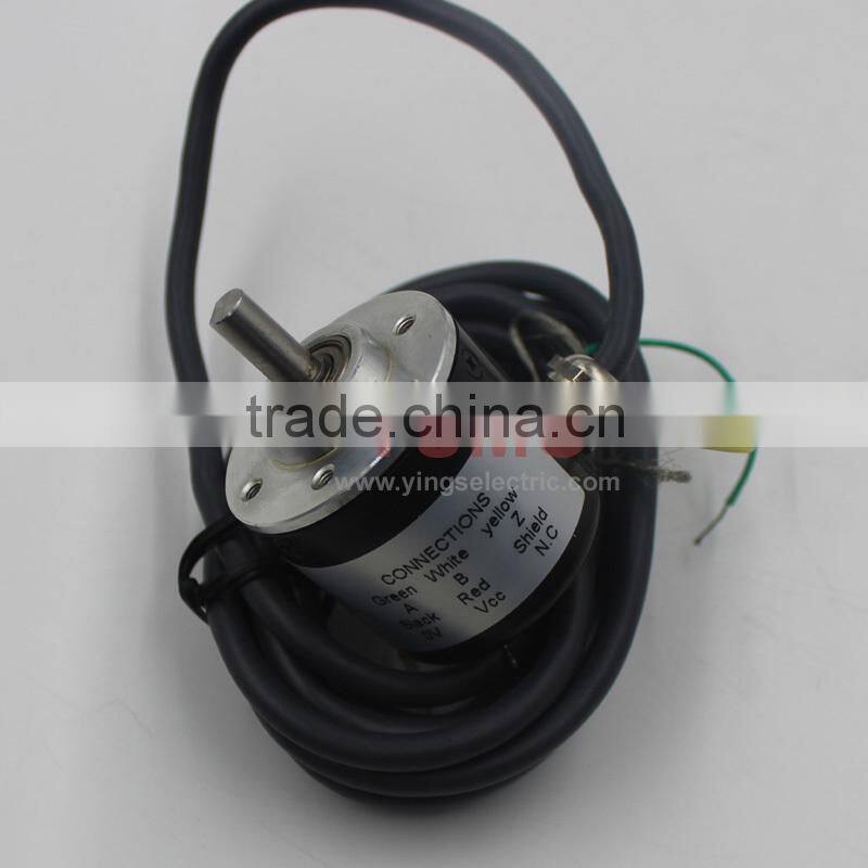 YUMO ISC3806 600PPR 5V CNC system Solid shaft encoder optical price incremental rotary encoder