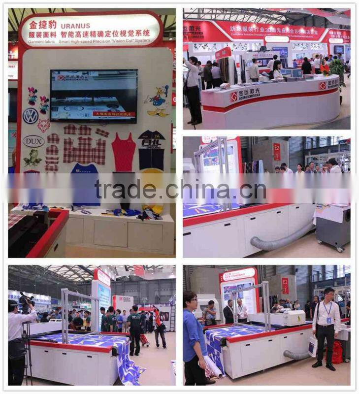 Sublimated Fabric Laser Cutting Plotter with Camera